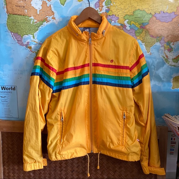 Hang Ten Jackets & Blazers - Hang Ten vintage rainbow jacket igirl